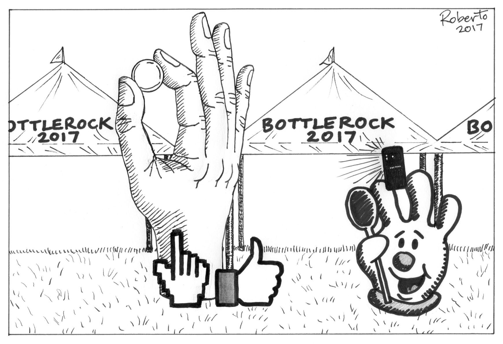 Roberto Tinoco editorial cartoon